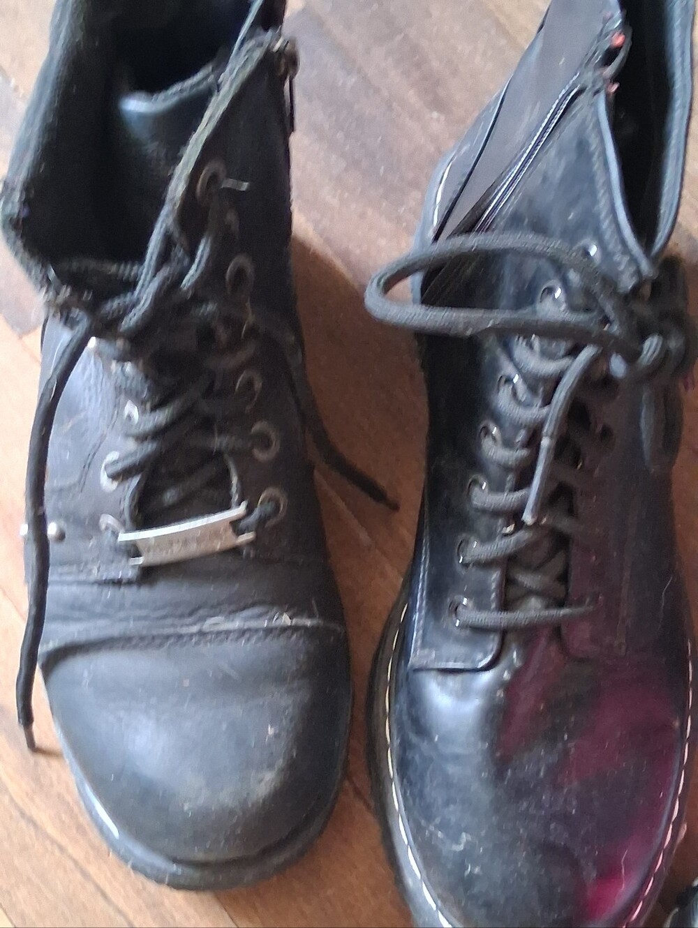 Harley-Davidson Black Lace-Up womens  Boots